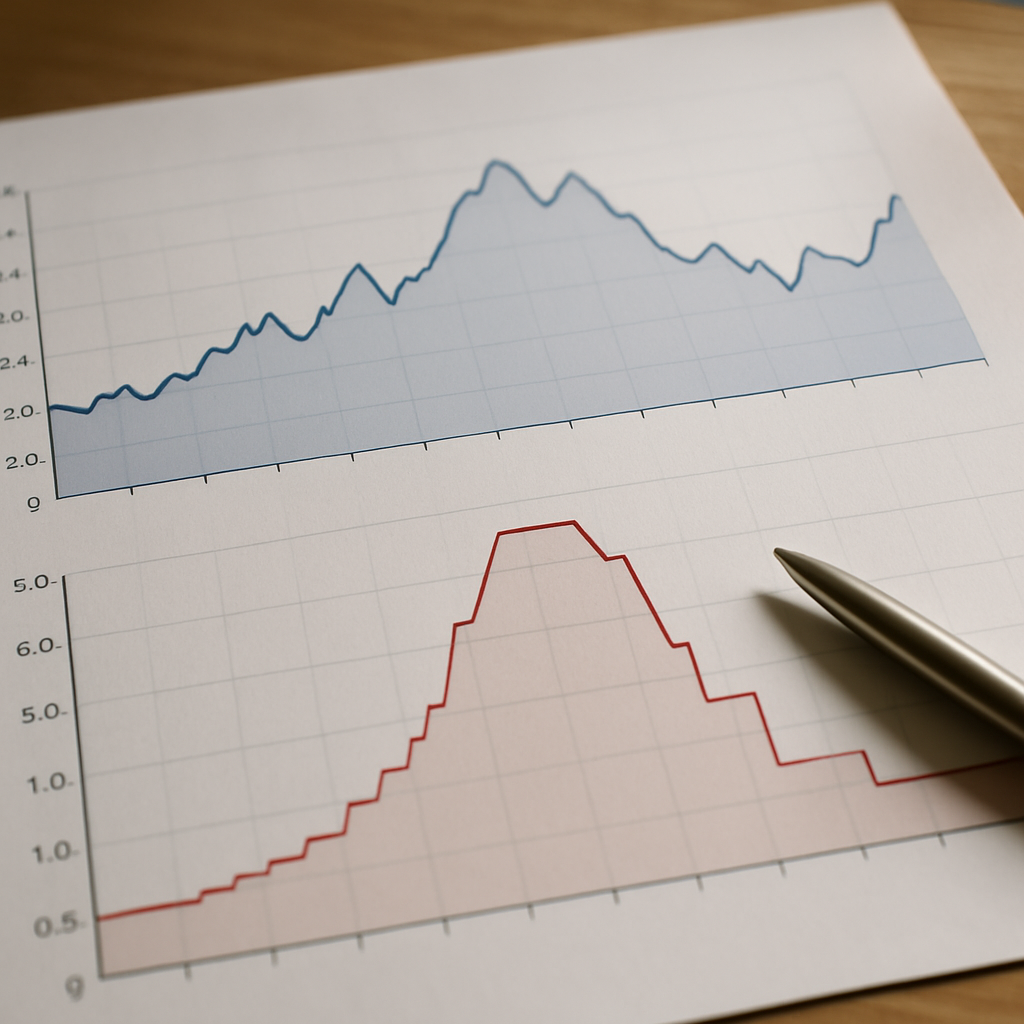 графики экономических показателей инфляция процентные ставки