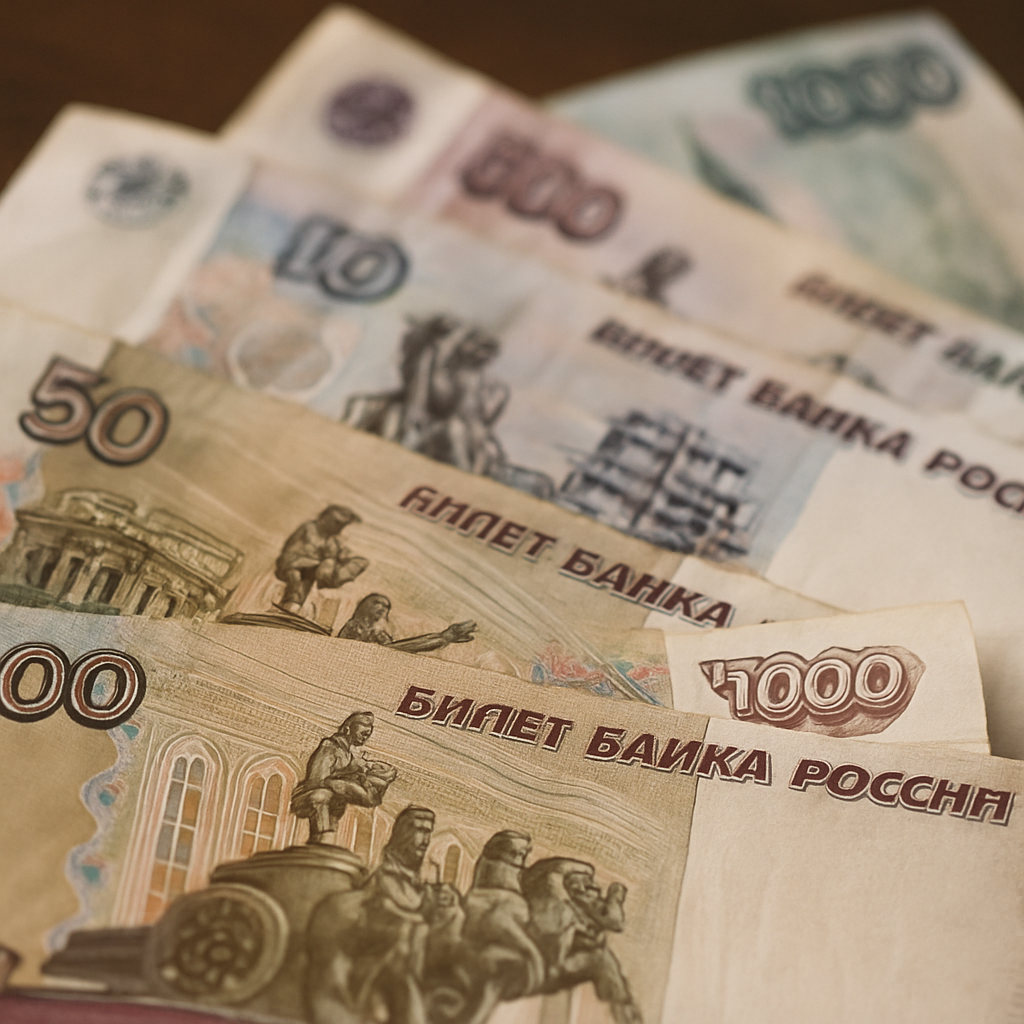 российские рубли банкноты финансы